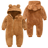 Ear Hooded Baby Romper - Cozy Nursery