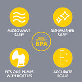 Breast Milk Collection and Storage Bottles