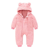Ear Hooded Baby Romper - Cozy Nursery