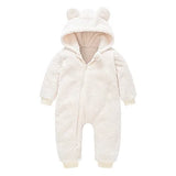 Ear Hooded Baby Romper - Cozy Nursery