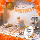 50 Little Cutie Diaper Raffle Tickets and Sign