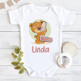 Custom Name Newborn Baby Romper