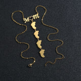 Personalized Foot Print Mother's day Necklace