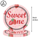 Sweet one Strawberry party decor