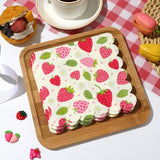 20Pcs/bag Strawberry Paper Napkins