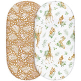 Safari Crib Mattress Cover set of 2