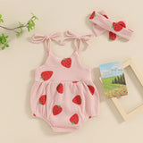 Baby Girl Strawberry Jumpsuit