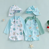 Blue Baby Boy Rash Guard