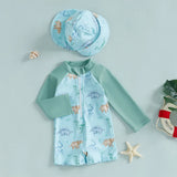 Blue Baby Boy Rash Guard