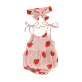 Baby Girl Strawberry Jumpsuit