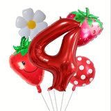 Strawberry balloon set
