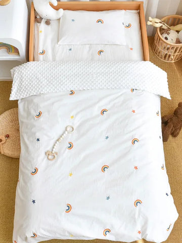 Rainbow and Stars Toddler Bedding Set