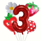 Strawberry balloon set