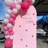 Pink Strawberry Arched Cover