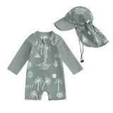 Toddler Boys Rash Guard Swimsuit