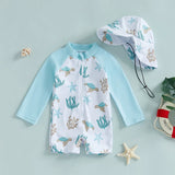 Blue Baby Boy Rash Guard