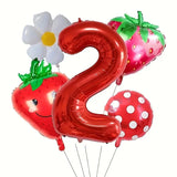 Strawberry balloon set