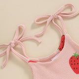 Baby Girl Strawberry Jumpsuit