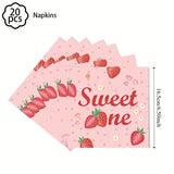Sweet one Strawberry party decor