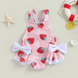 Baby Girl Floral Bathing Suit