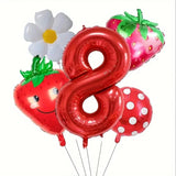 Strawberry balloon set
