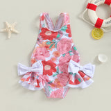 Baby Girl Floral Bathing Suit