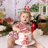Pink Strawberry Crown Birthday Hat