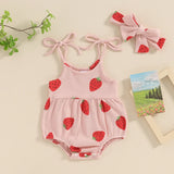 Baby Girl Strawberry Jumpsuit