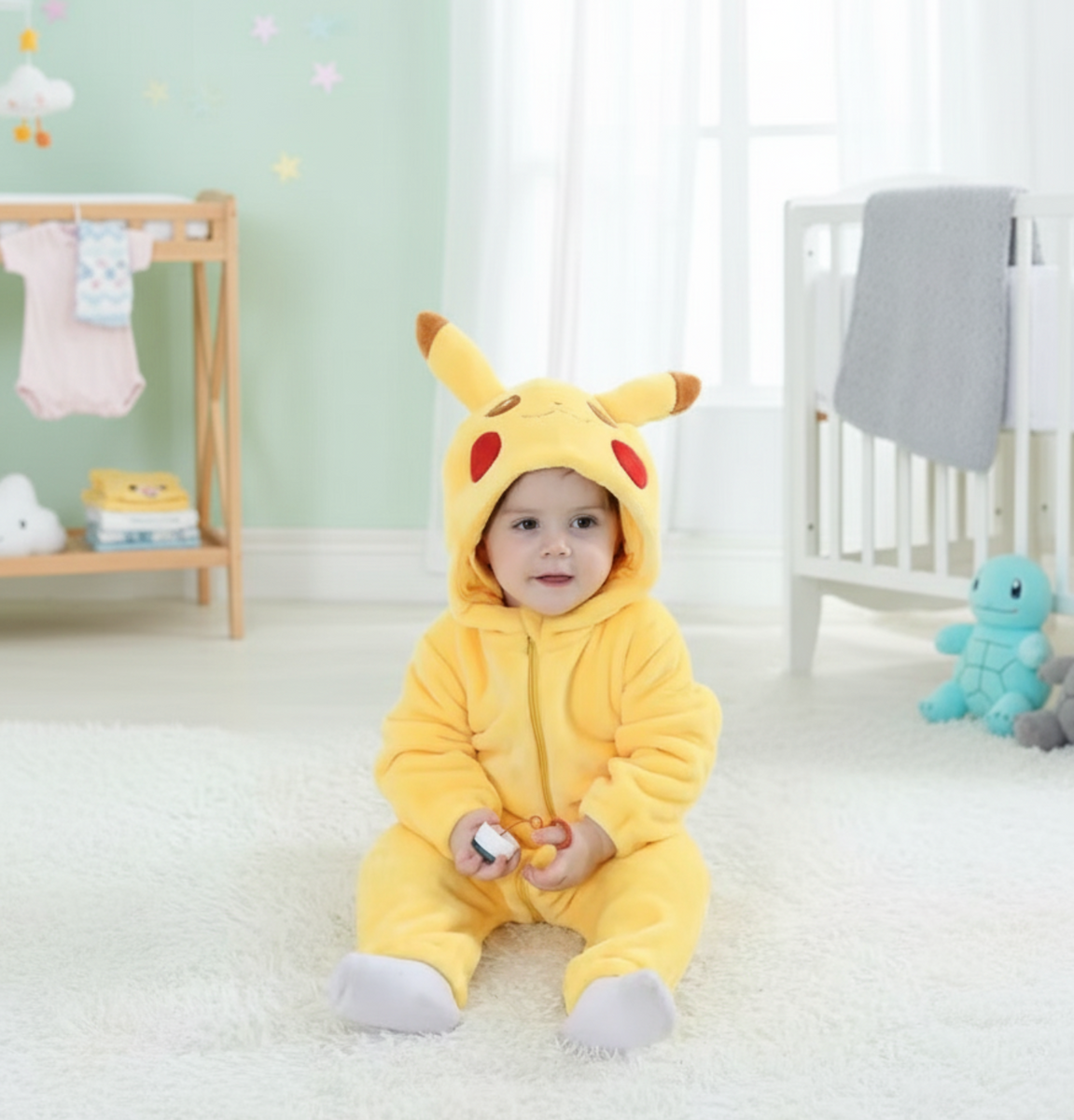 Bonnet Enfant Pokémon Tricoté - Choix Blanc Ou Bleu - Taille Unique - Neuf Sans étiquette