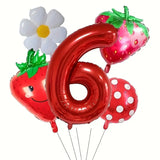 Strawberry balloon set