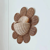 Sun Flower Rattan Hanging Basket