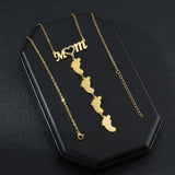 Personalized Foot Print Mother's day Necklace