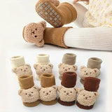 Cute Bear Newborn Socks