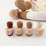 Cute Bear Newborn Socks