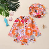 Baby Swimwear Rash Guard Floral Set