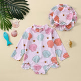 Baby Swimwear Rash Guard Floral Set
