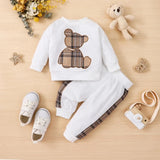 Teddy Bear Baby Sweatshirt Set