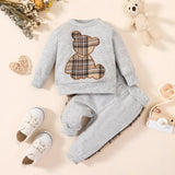 Teddy Bear Baby Sweatshirt Set
