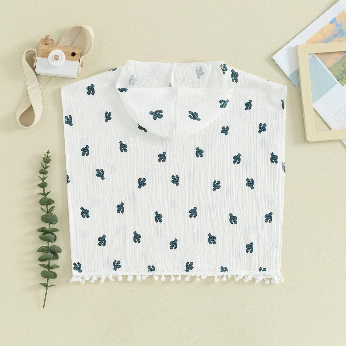 Beach Fun Organic Hooded Baby Towel