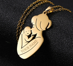 PERSONALIZED BABY BIRTH NECKLACE