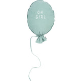 BALLOON PILLOW OH GIRL ECRU washed cotton