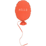 BALLOON PILLOW HELLO ECRU Washed Cotton