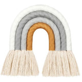 Nordic Hand-woven Rainbow Wall Decor - Cozy Nursery