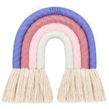 Nordic Hand-woven Rainbow Wall Decor - Cozy Nursery