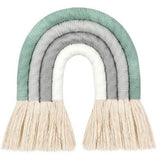 Nordic Hand-woven Rainbow Wall Decor - Cozy Nursery
