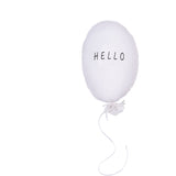 BALLOON PILLOW HELLO ECRU Washed Cotton