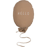 BALLOON PILLOW HELLO ECRU Washed Cotton