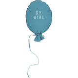 BALLOON PILLOW OH GIRL ECRU washed cotton