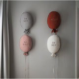 BALLOON PILLOW OH GIRL ECRU washed cotton