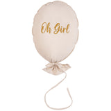 BALLOON PILLOW OH GIRL VELVET